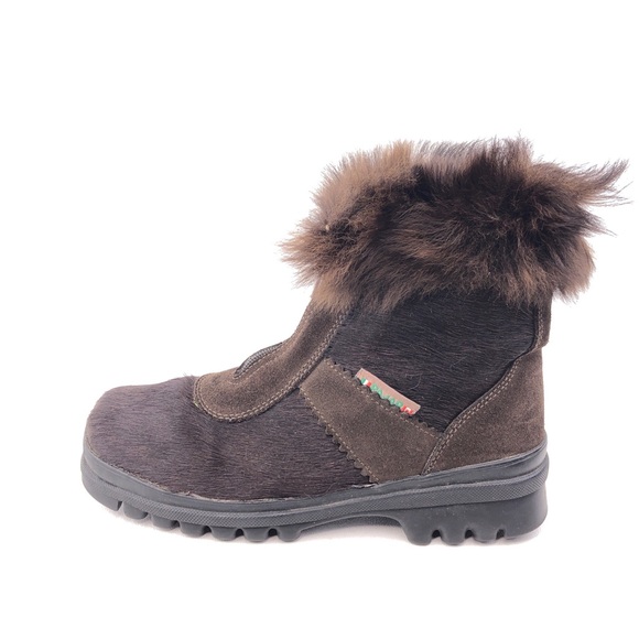Pajar Shoes Pajar Canada Apres Ski Brown Fur Winter Boots Eur 37
